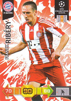 Franck Ribery Bayern Munchen 2010/11 Panini Adrenalyn XL CL #46